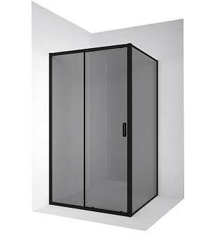 Душевой уголок Ambassador Forsa 17022218ABB-110ABB 120х110 стекло тонированное профиль черный без поддона